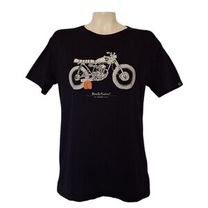Deus Ex Machina Mens The Bloodnok T-Shirt Moto Biker Unisex Mens S  Womens M